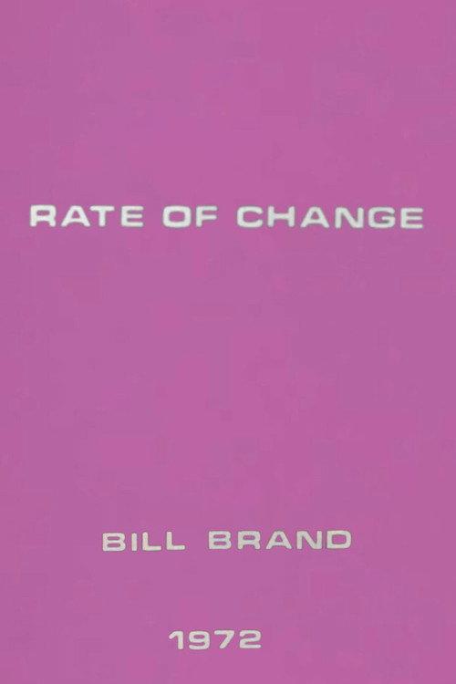 Rate of Change 1972 official movie poster