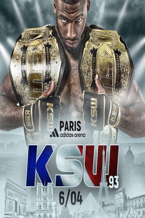 KSW 93: Paris 2024 official movie poster