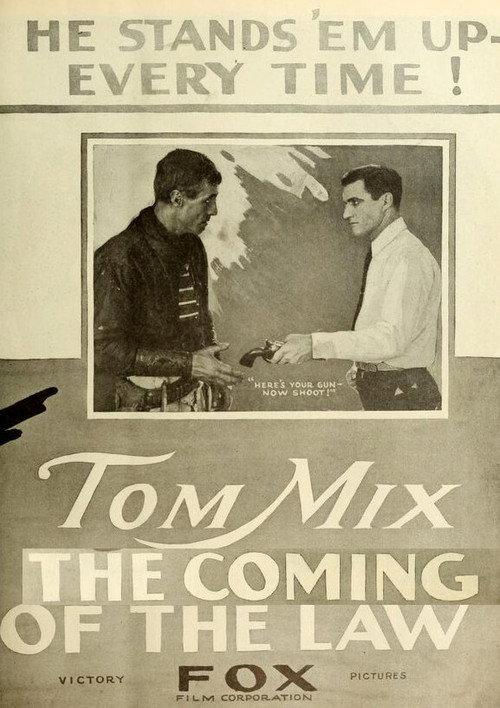 The Coming of the Law 1919 official movie poster