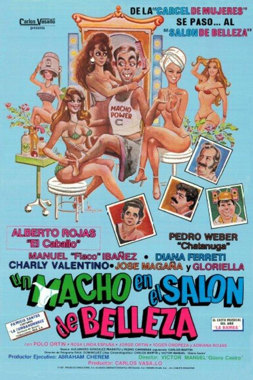 Una Macho En El Salon de Belleza 1987 official movie poster