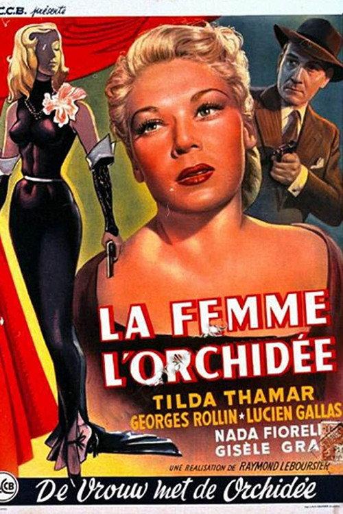 The Woman with the Orchid 1952 official movie poster