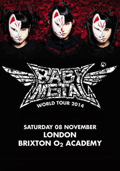 BABYMETAL WORLD TOUR 2014 - Live in London - O2 Brixton Academy 2014 official movie poster