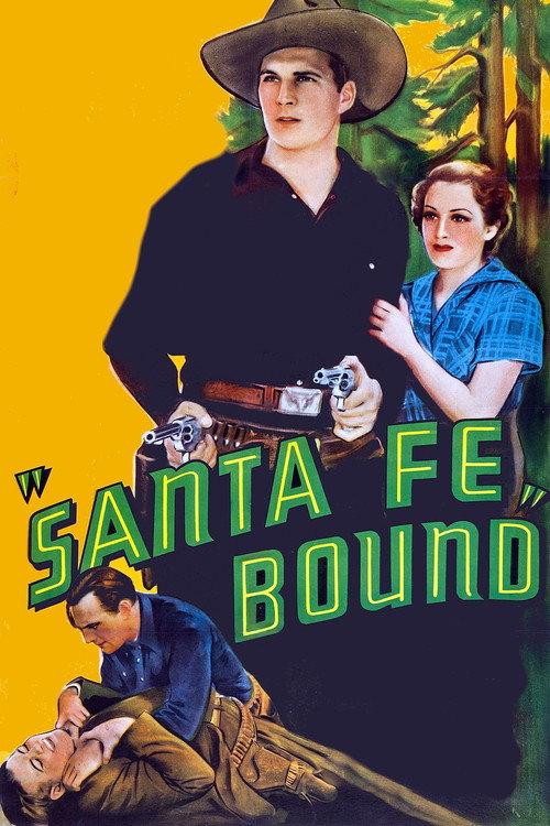 Santa Fe Bound 1936 official movie poster