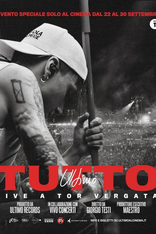 Ultimo - Tutto. Live a Tor Vergata 2026 official movie poster