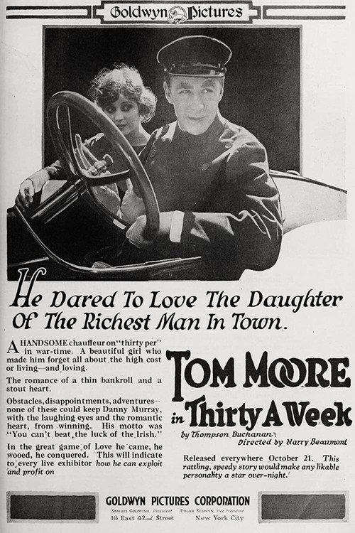 Thirty a Week 1918 official movie poster