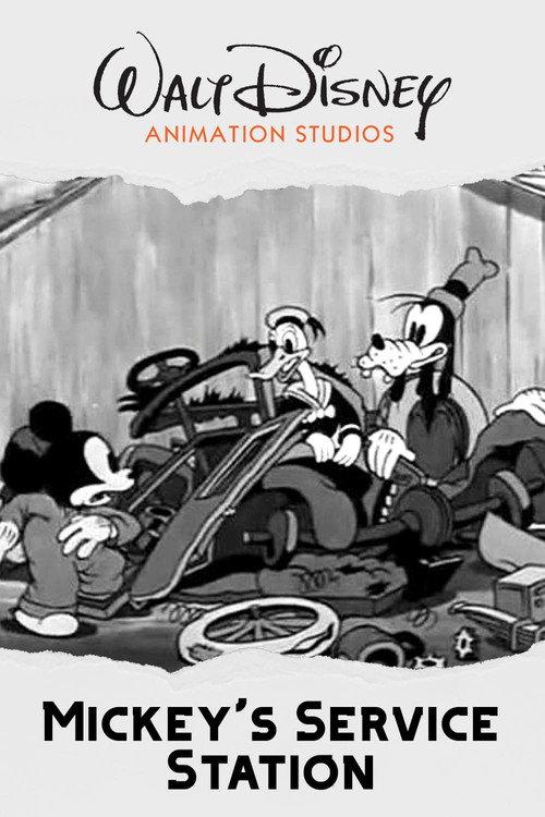 Mickey's Service Station 1935 official movie poster