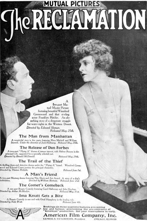 The Reclamation 1916 official movie poster