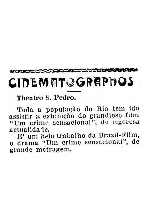 A Sensational Crime 1913 official movie poster