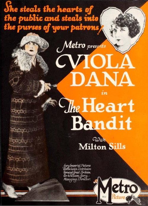 The Heart Bandit 1924 official movie poster