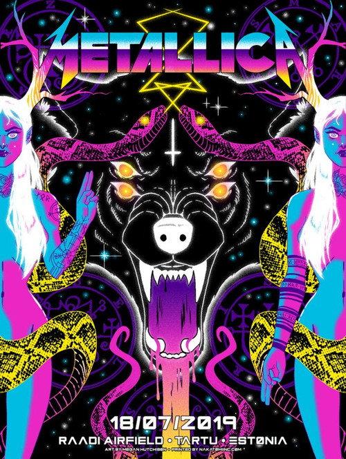 Metallica at Raadi Airfield Estonia in Tartu official movie poster