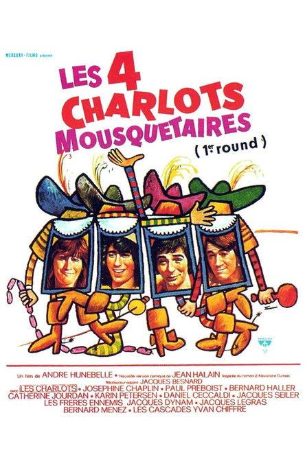 The Four Charlots Musketeers 1974 official movie poster