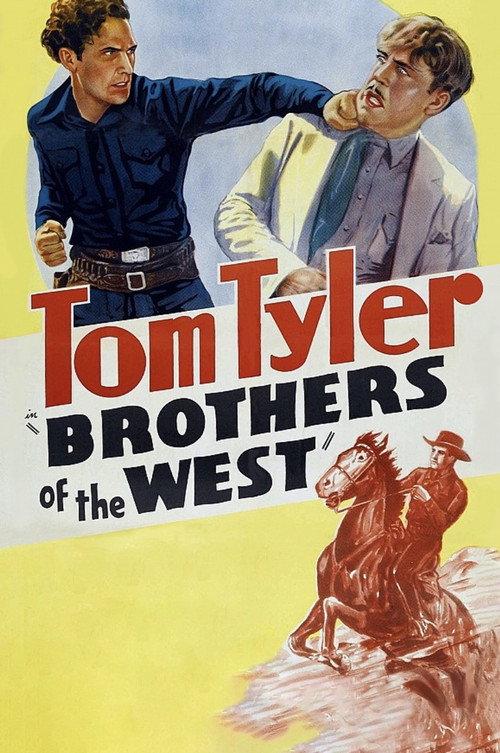 Brothers of the West 1937 official movie poster