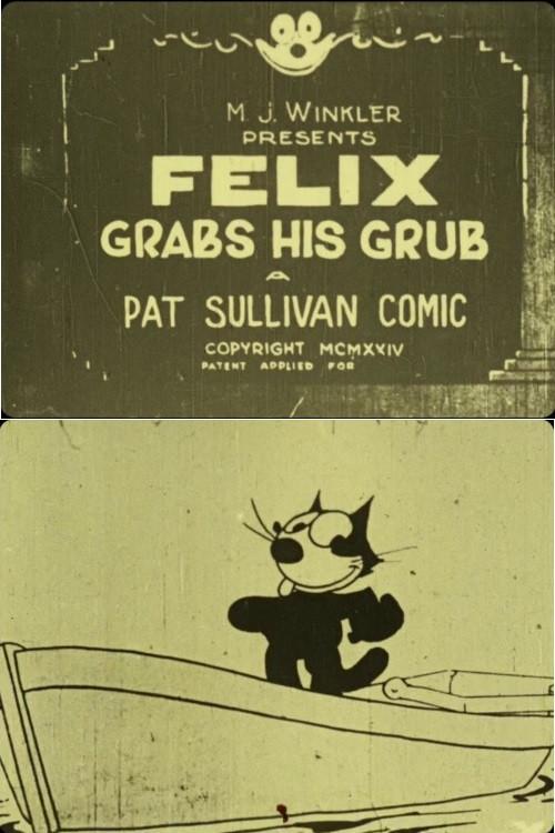 Felix Grabs His Grub 1924 official movie poster