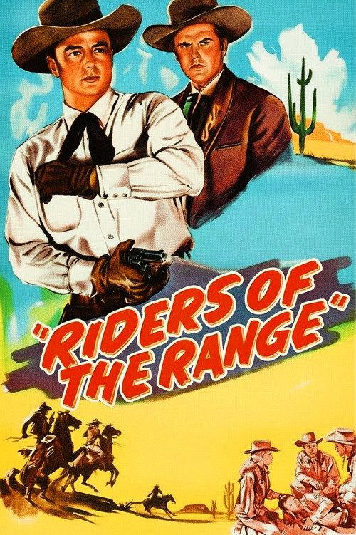 Riders of the Range 1950 official movie poster