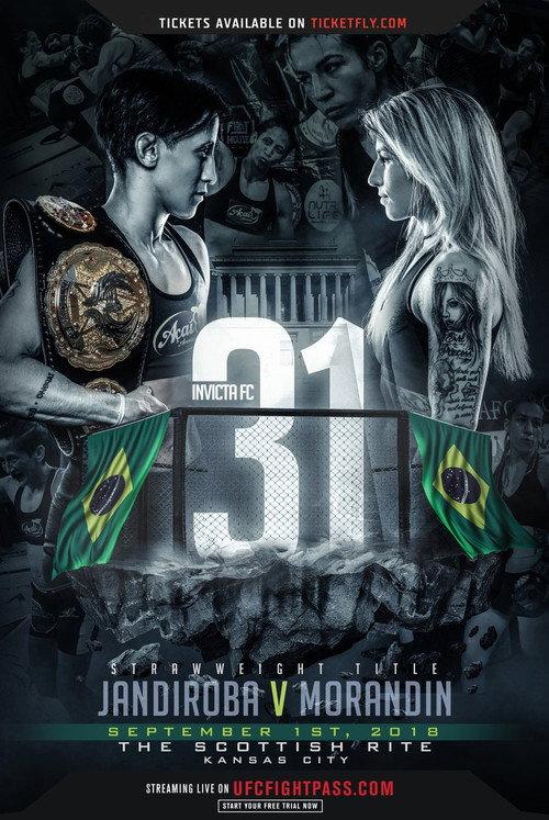 Invicta FC 31: Jandiroba vs. Morandin 2018 official movie poster