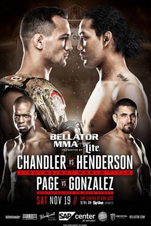 Bellator 165: Chandler vs. Henderson 2016 official movie poster
