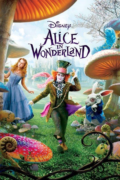 Alice in Wonderland 2010 official movie poster