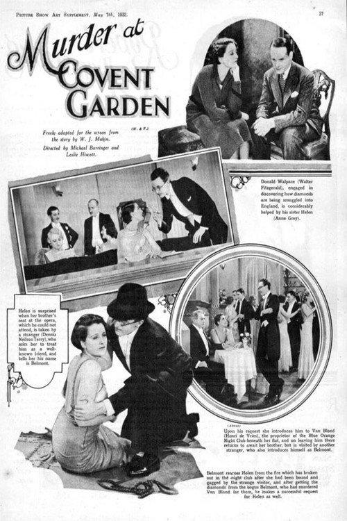Murder at Covent Garden 1932 official movie poster
