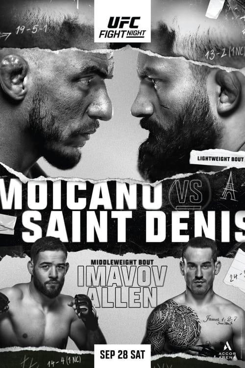 UFC Fight Night 243: Moicano vs. Saint Denis 2024 official movie poster