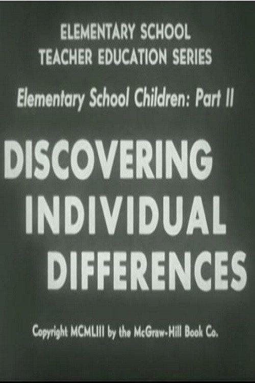 Discovering Individual Differences 1953 official movie poster