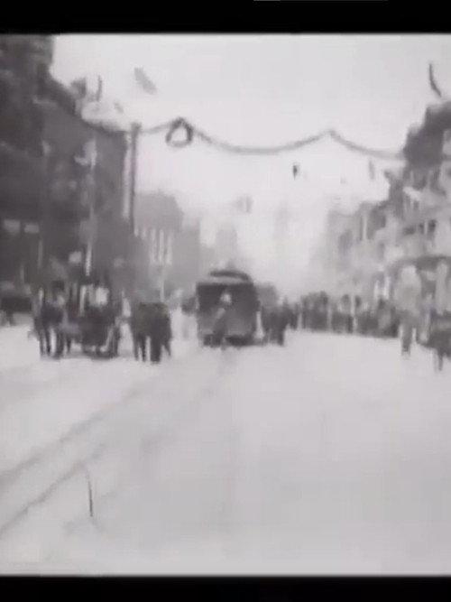 Over Route of Roosevelt Parade in an Automobile 1903 official movie poster