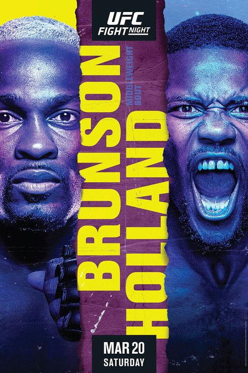 UFC on ESPN 21: Brunson vs. Holland 2021 official movie poster