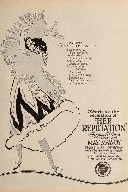Her Reputation 1923 official movie poster