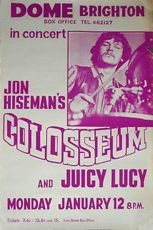 Colosseum and Juicy Lucy 1970 official movie poster