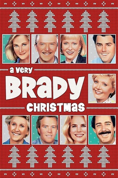 A Very Brady Christmas 1988 official movie poster