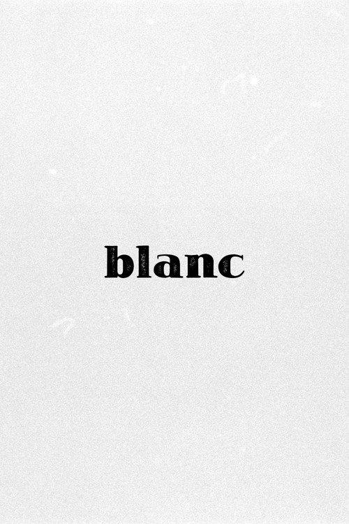 Blanc 1975 official movie poster