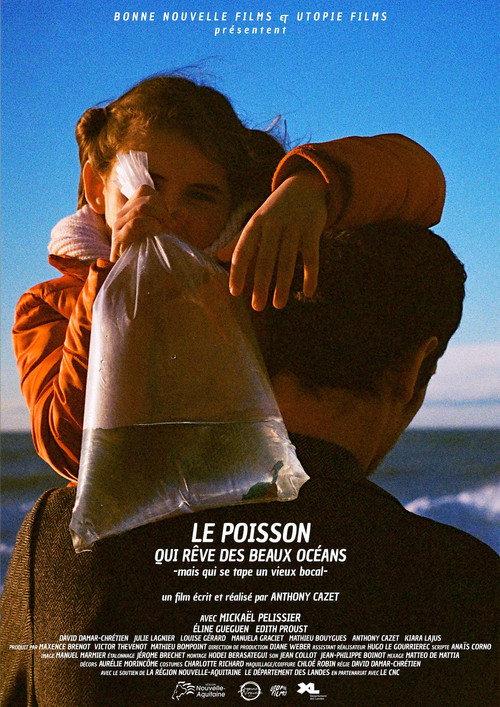 The Fish Who's Dreaming of Beautiful Oceans (but has to put up with an old bowl) 2023 official movie poster