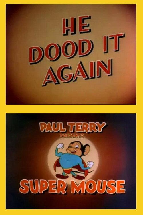 He Dood It Again 1943 official movie poster
