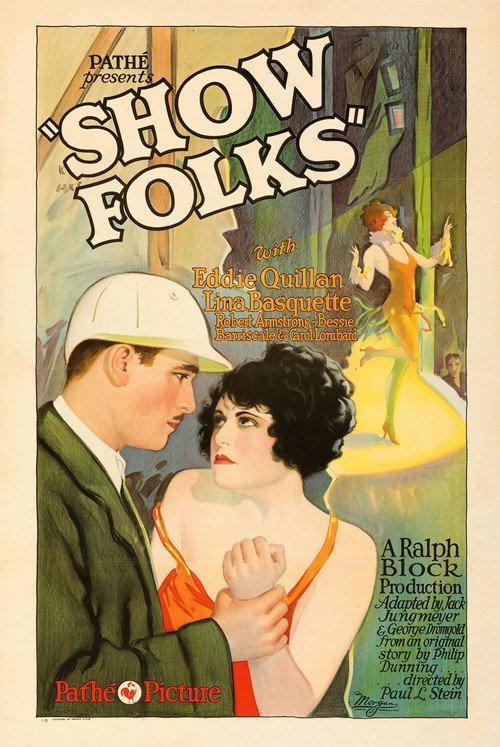Show Folks 1928 official movie poster