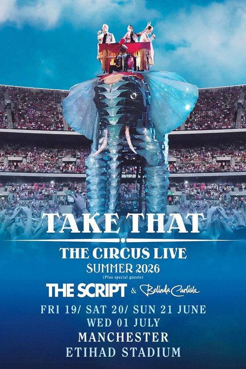 Take That - The Circus Live - Manchester 2026 2026 official movie poster