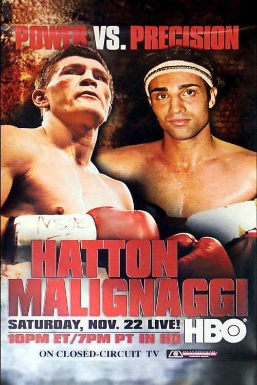 Ricky Hatton vs. Paulie Malignaggi 2008 official movie poster