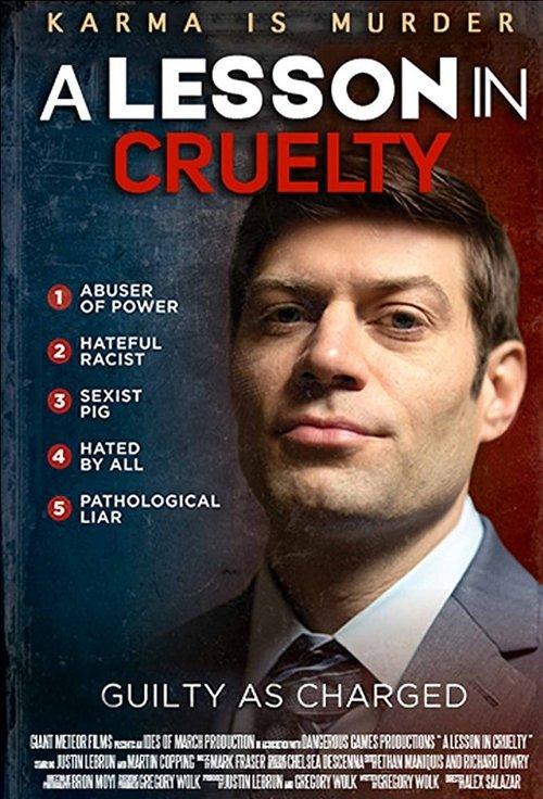 A Lesson in Cruelty 2018 official movie poster