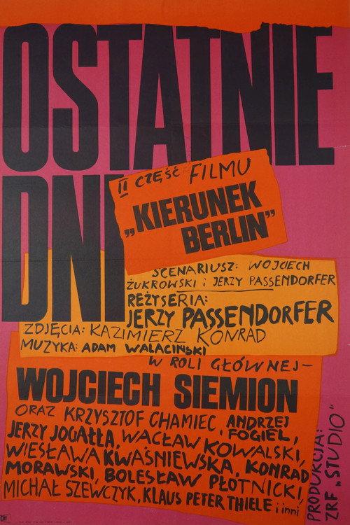 Ostatnie dni 1969 official movie poster