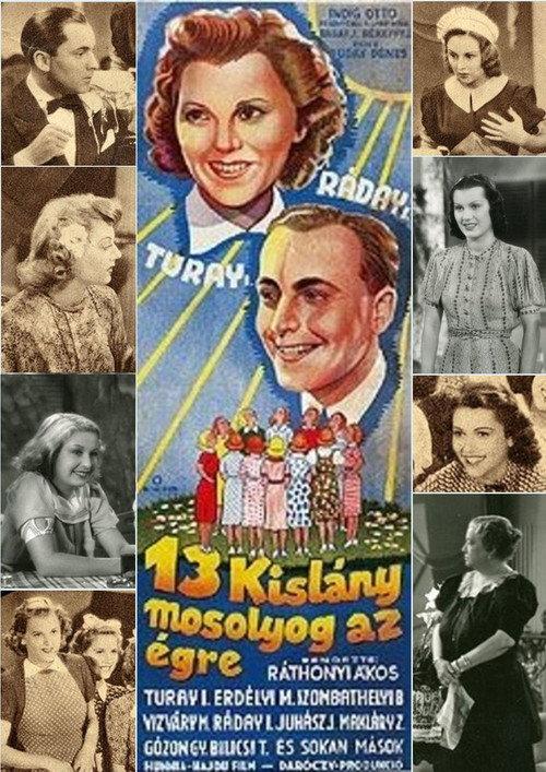 Thirteen Girls Smile at the Sky 1938 official movie poster