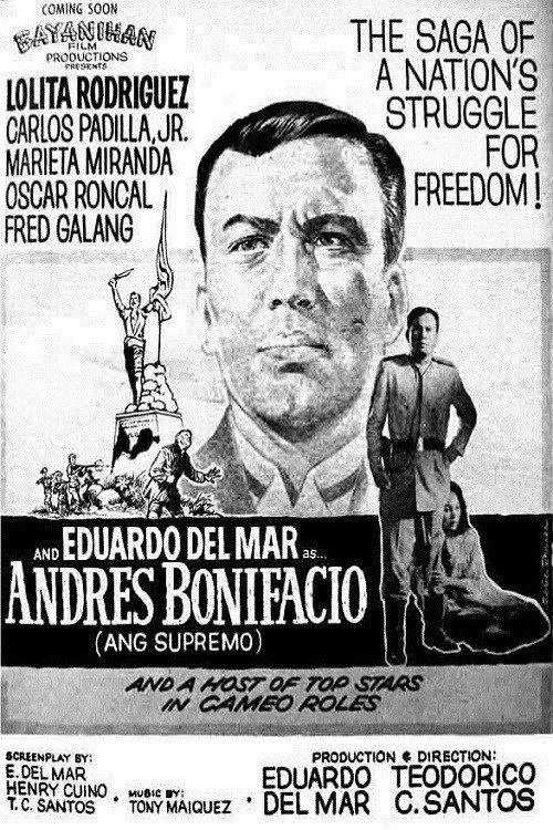 Andres Bonifacio Ang Supremo 1964 official movie poster
