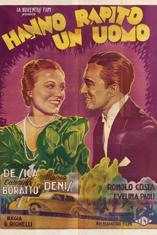 Hanno rapito un uomo 1938 official movie poster