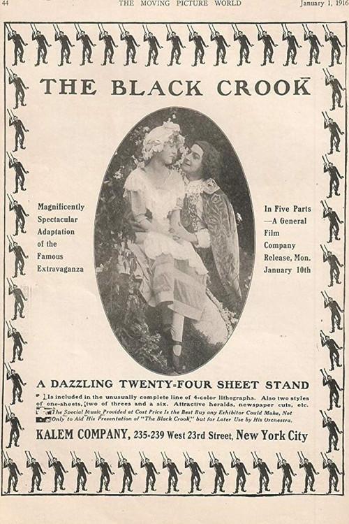 The Black Crook 1916 official movie poster