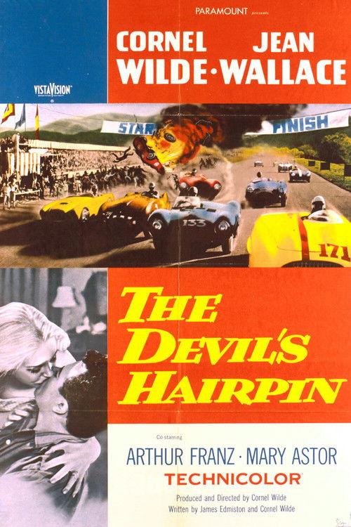 The Devil's Hairpin 1957 official movie poster