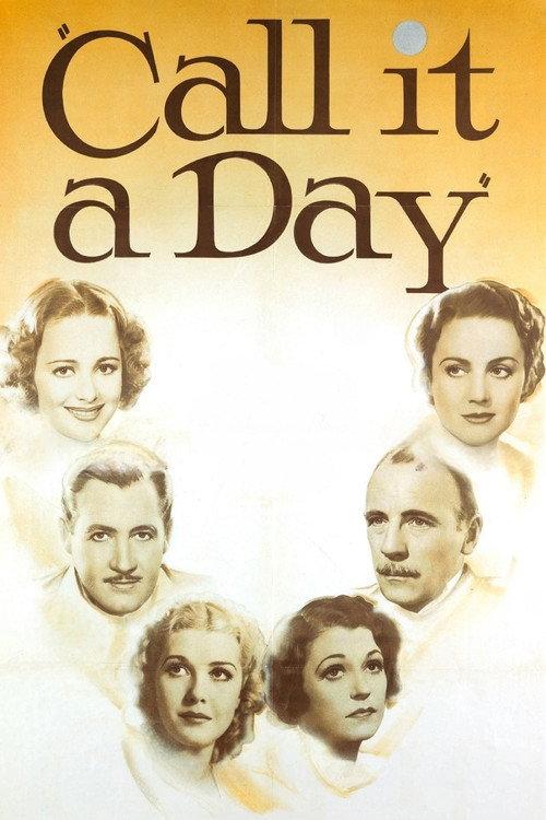 Call It a Day 1937 official movie poster