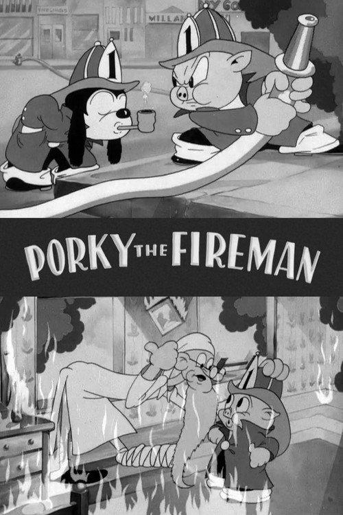 Porky the Fireman 1938 official movie poster