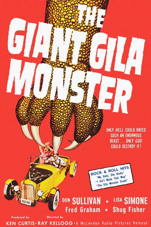 The Giant Gila Monster 1959 official movie poster