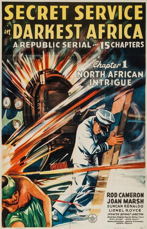 Secret Service In Darkest Africa 1943 official movie poster
