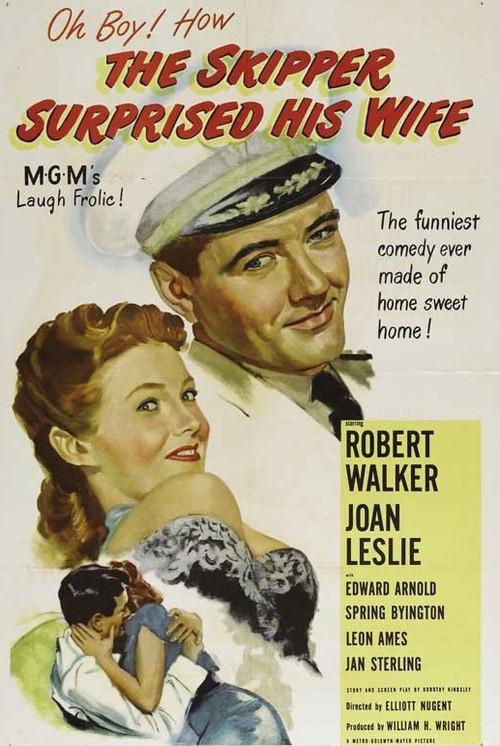 The Skipper Surprised His Wife 1950 official movie poster