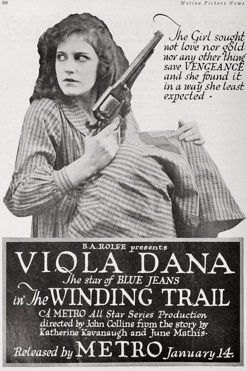 The Winding Trail 1918 official movie poster