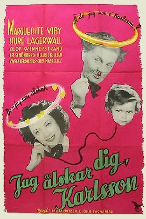 I Love You Karlsson 1947 official movie poster