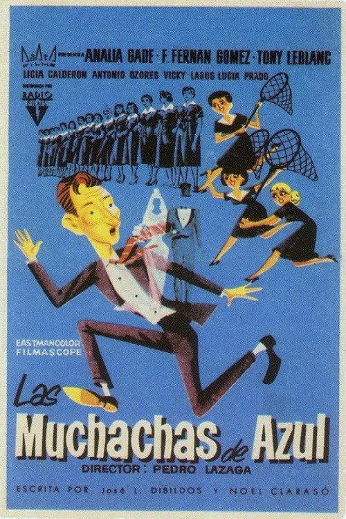 Las muchachas de azul 1957 official movie poster